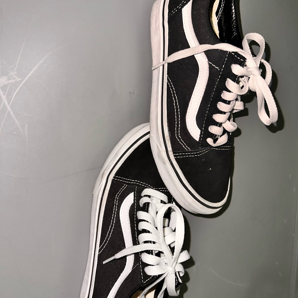 Vans Black and White Sneakers